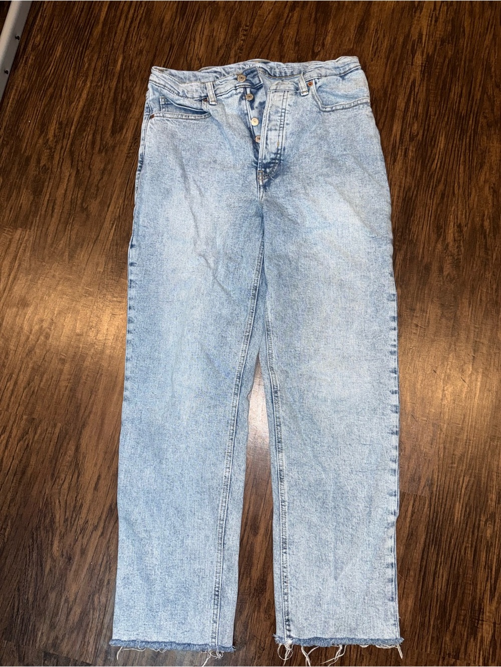 Old Navy Light Wash Ankle Crop Jeans